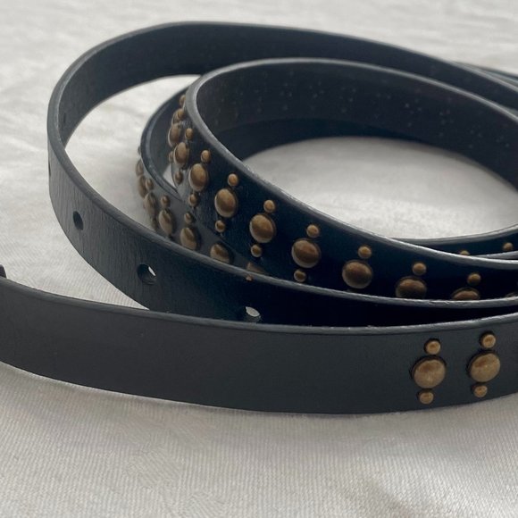 Alpinestars Leather Wrap Belt Studded Bag Strap Sarah Jessica - Picture 1 of 3